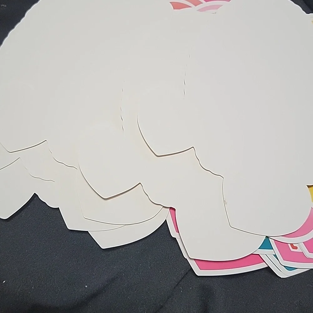 New 45pcs Hearts Card Stock Decorations Window School Art Index